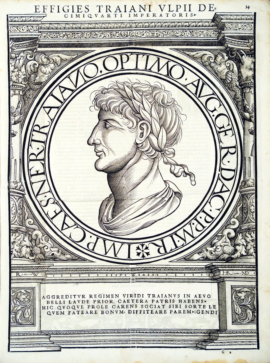 Traianus, illustration från 