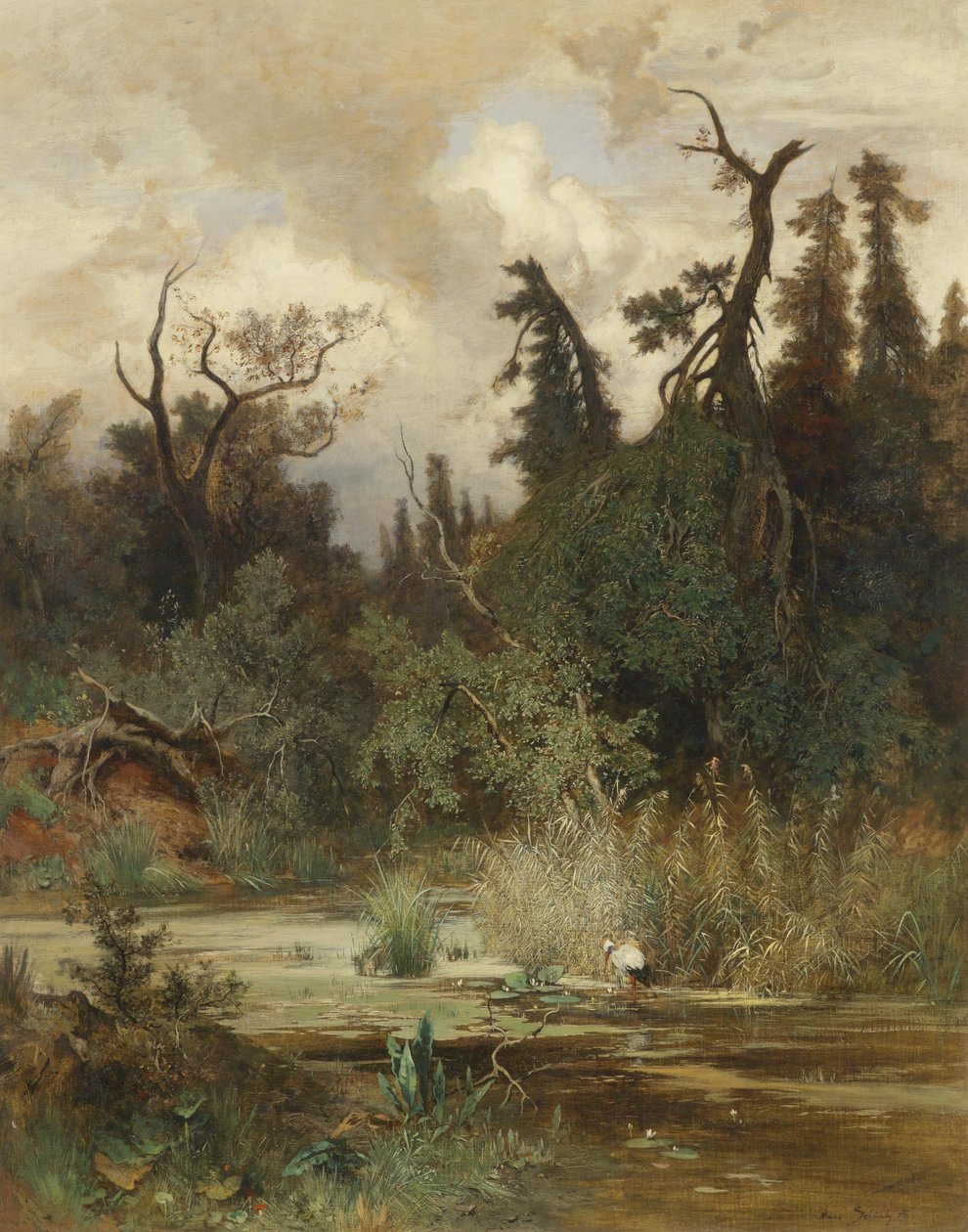 Sommer im Auwald av Hans Schühly