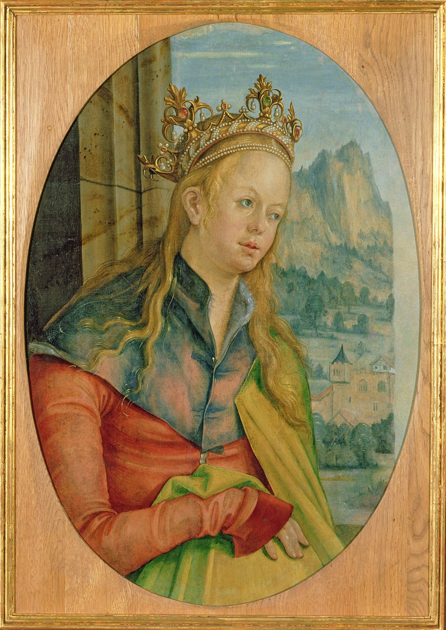 St. Katarina av Alexandria, ca 1511 (tempera på panel) av Hans Suess Kulmbach