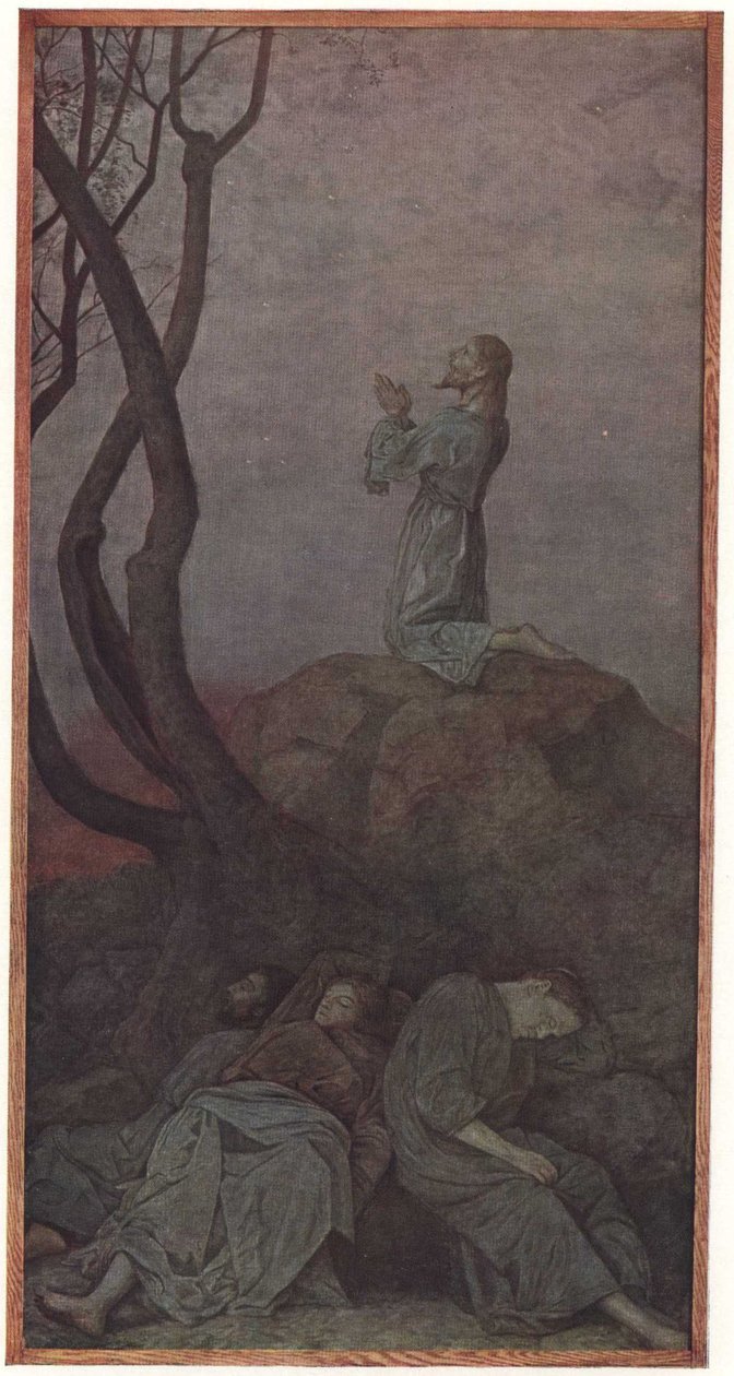  Christus am OlbergnEnglish: Christ on the Mount of Olivesn av Hans Thoma