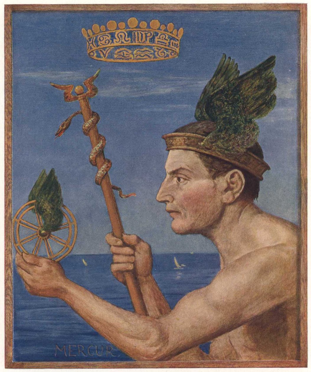  MerkurnEnglish: Mercuryn av Hans Thoma