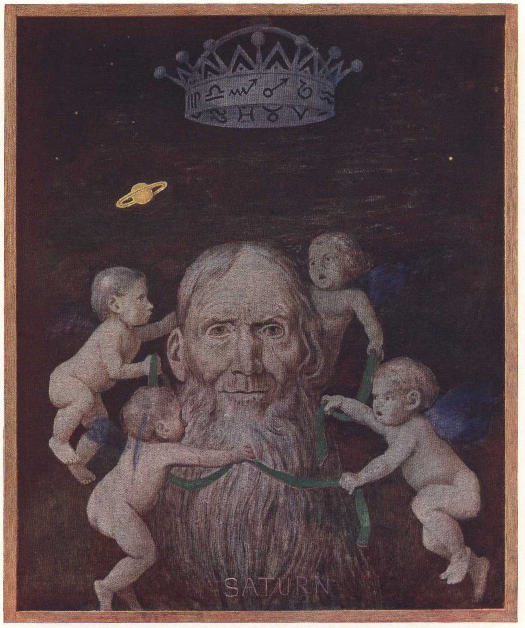  SaturnnEnglish: Saturnn av Hans Thoma