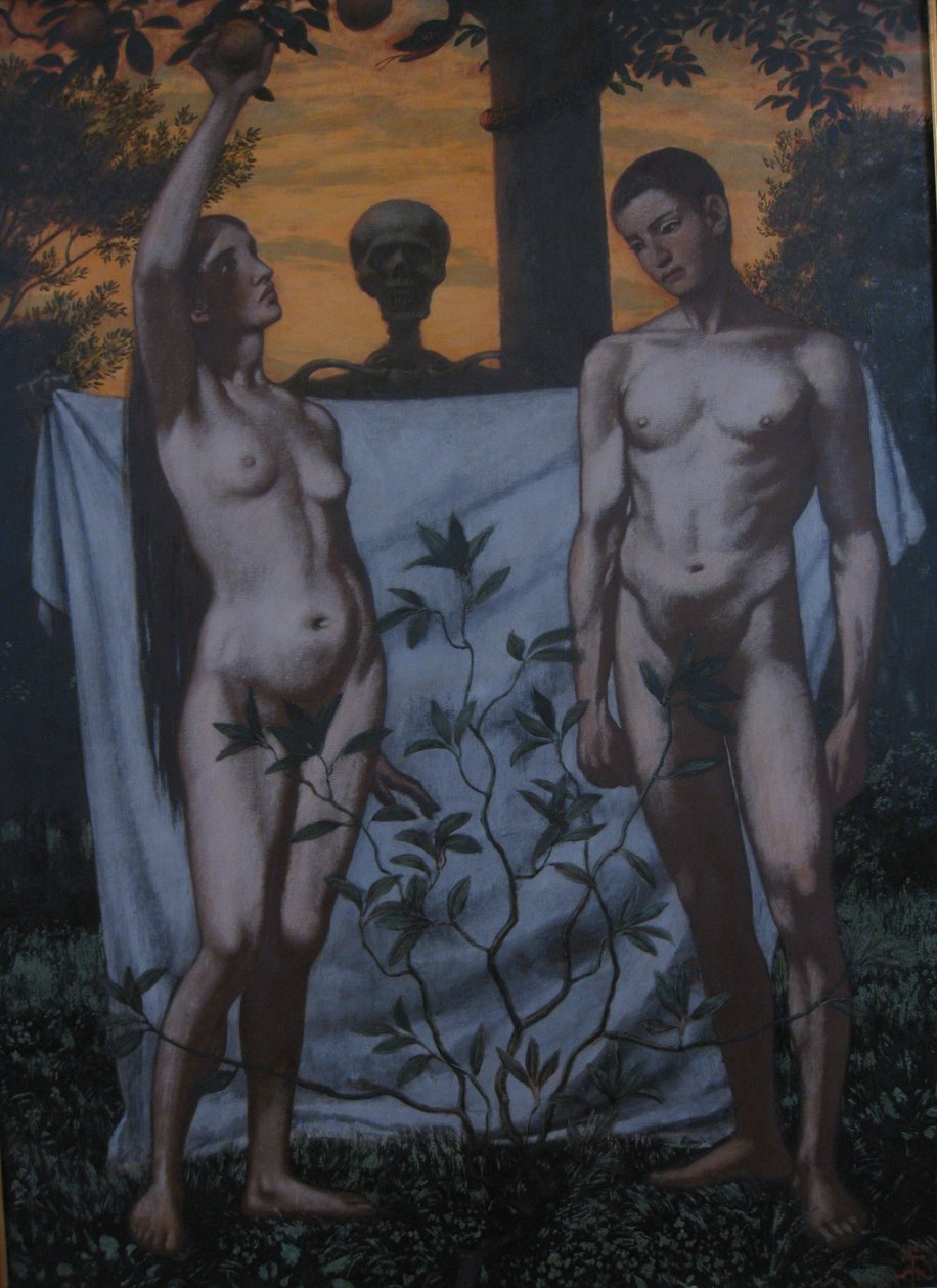 Adam and Eve   av Hans Thoma