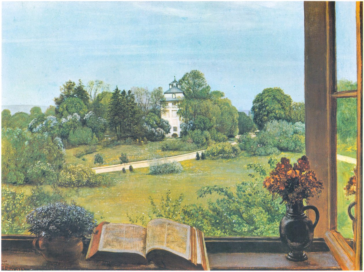 Die Öd, Blick auf den Holzhausenpark in Frankfurt am Main av Hans Thoma