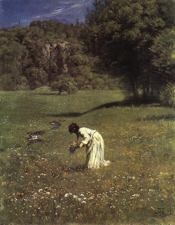 Forest meadow av Hans Thoma