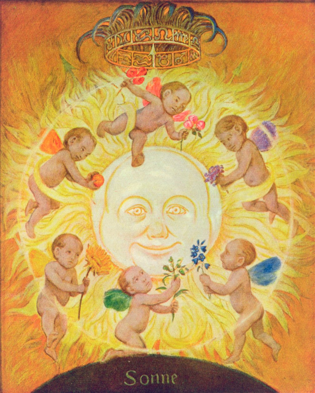 Sun, illustration från 