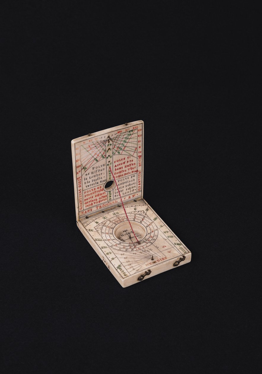 Fickkompass, 1592 av Hans Troschel
