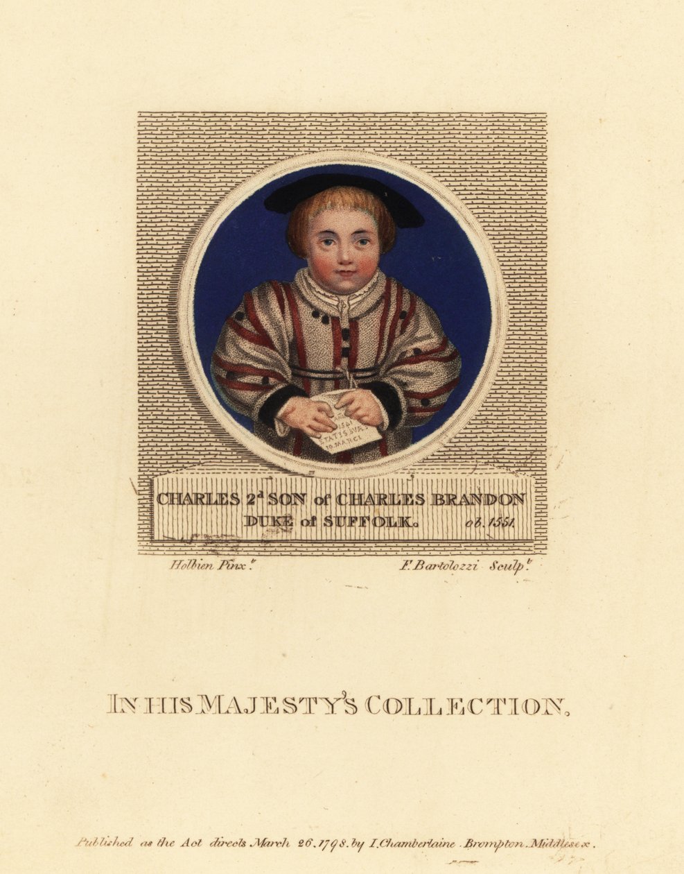Charles Brandon, 3:e hertig av Suffolk av Hans (after) Holbein the Younger