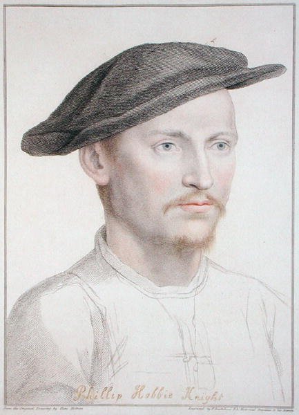 Philip Hobbie, graverad av Francesco Bartolozzi (1727-1815) 1796 (gravyr) av Hans (after) Holbein the Younger