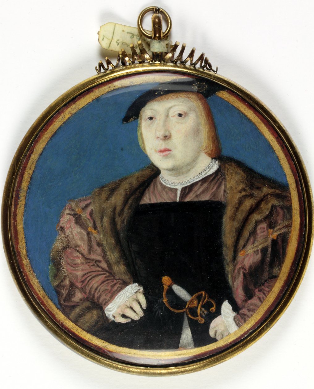 Sir Thomas Pope (akvarell på veläng) av Hans (circle of) Holbein the Younger