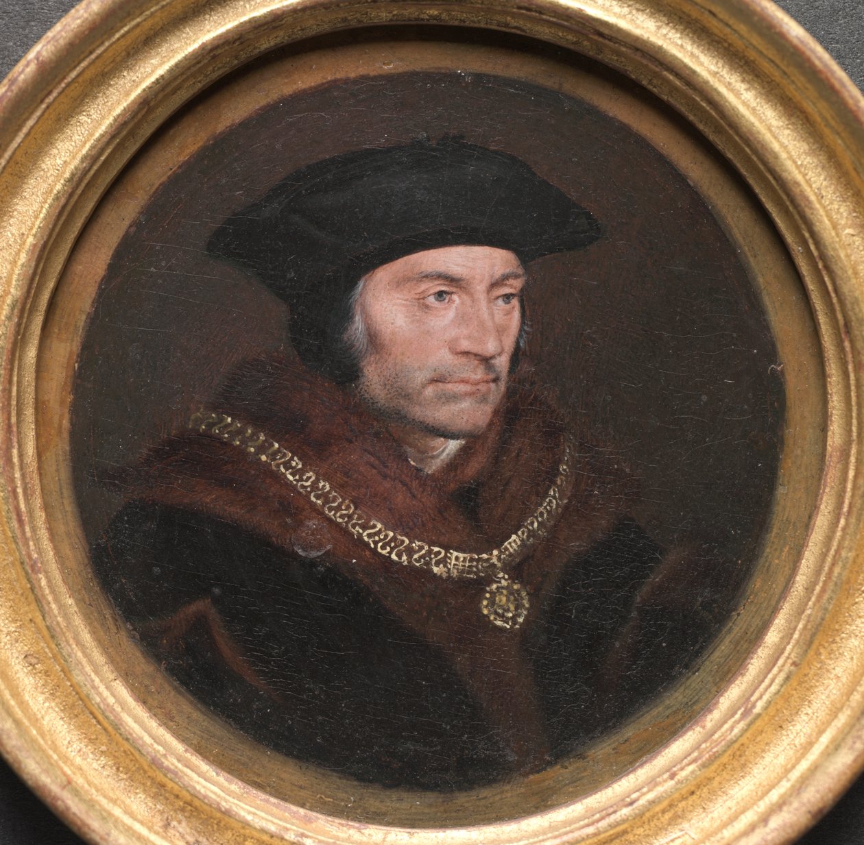 Porträtt av Sir Thomas More av Hans (follower of) Holbein the Younger