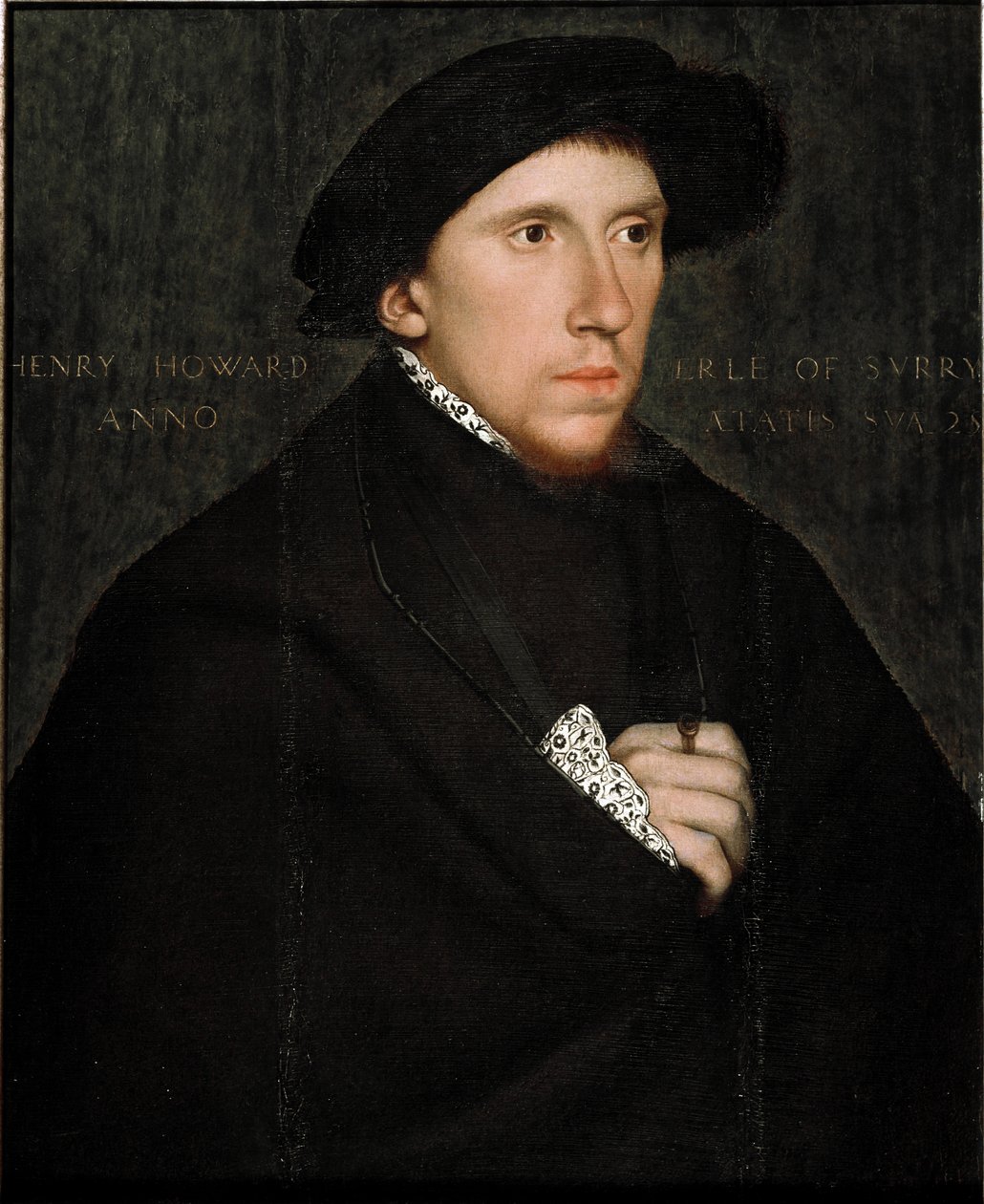 Porträtt av Henry Howard (1517-1547), engelsk poet och hovmästare. Målning av Hans Holbeins verkstad (början av 1500-talet). Brasilien, Sao Paulo. Sao Paulos konstmuseum av Hans (school of) Holbein