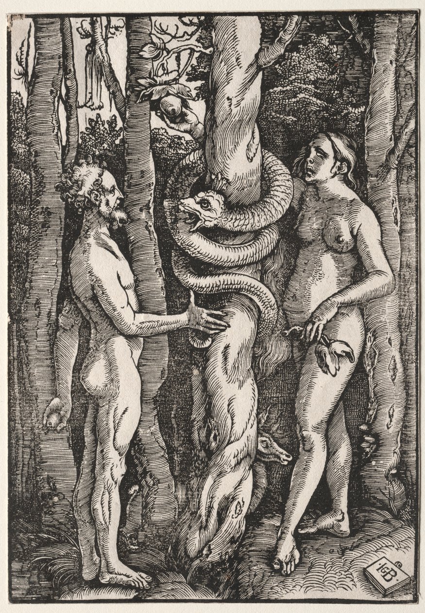 Adam och Eva av Hans Baldung