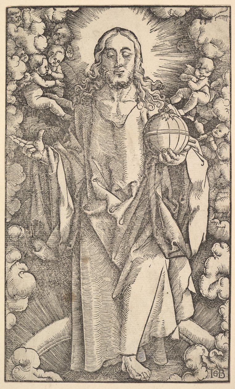 Kristus från Kristus och apostlarna, 1519. av Hans Baldung