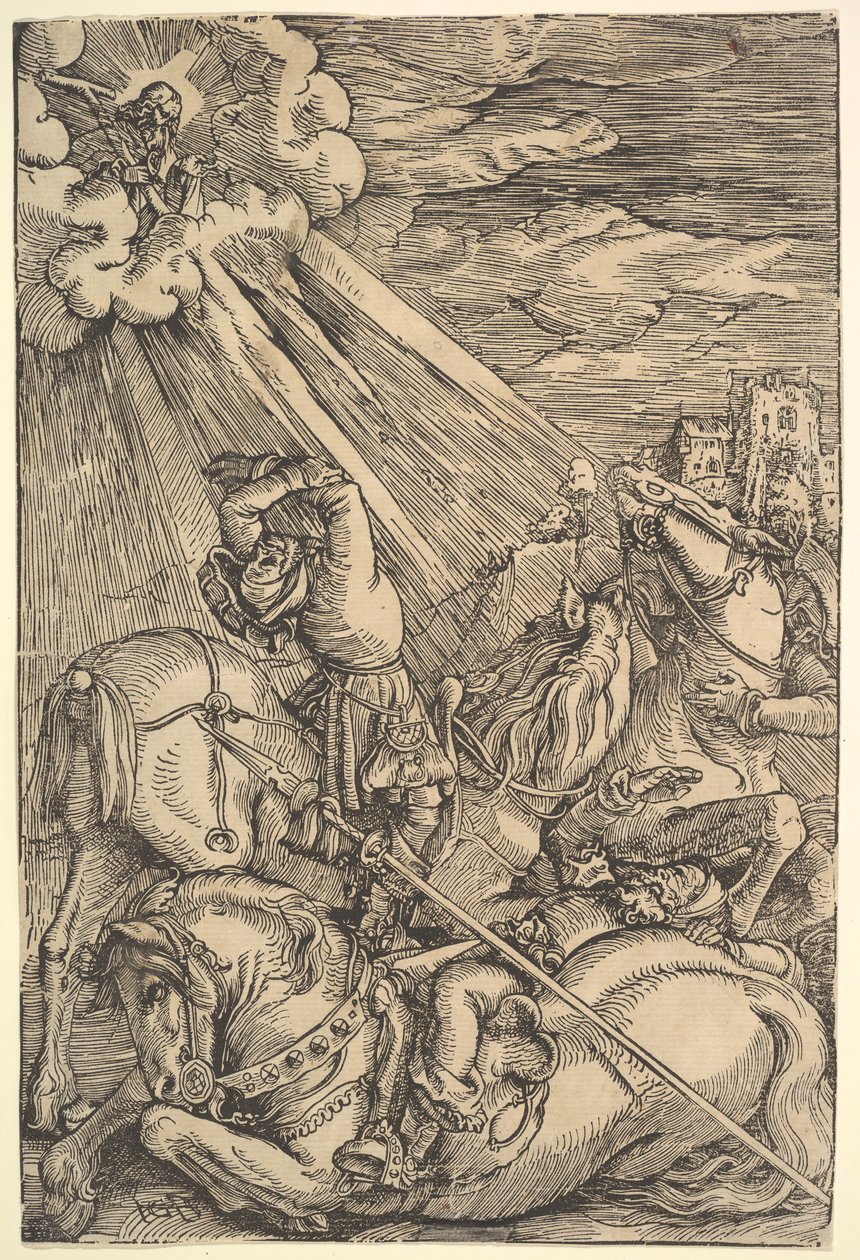 Omvändelse av Paul, ca. 1514. av Hans Baldung