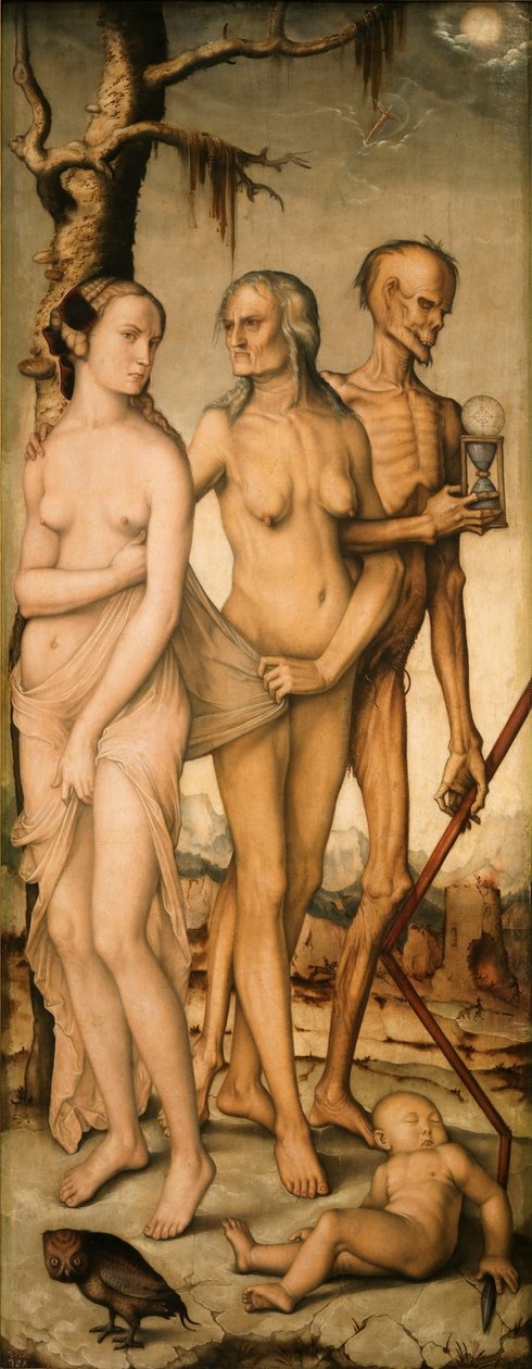 Die Lebensalter und der Tod av Hans Baldung Grien