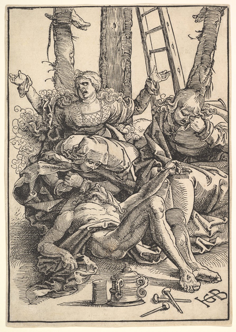 Klagosång för Kristus, 1510. av Hans Baldung