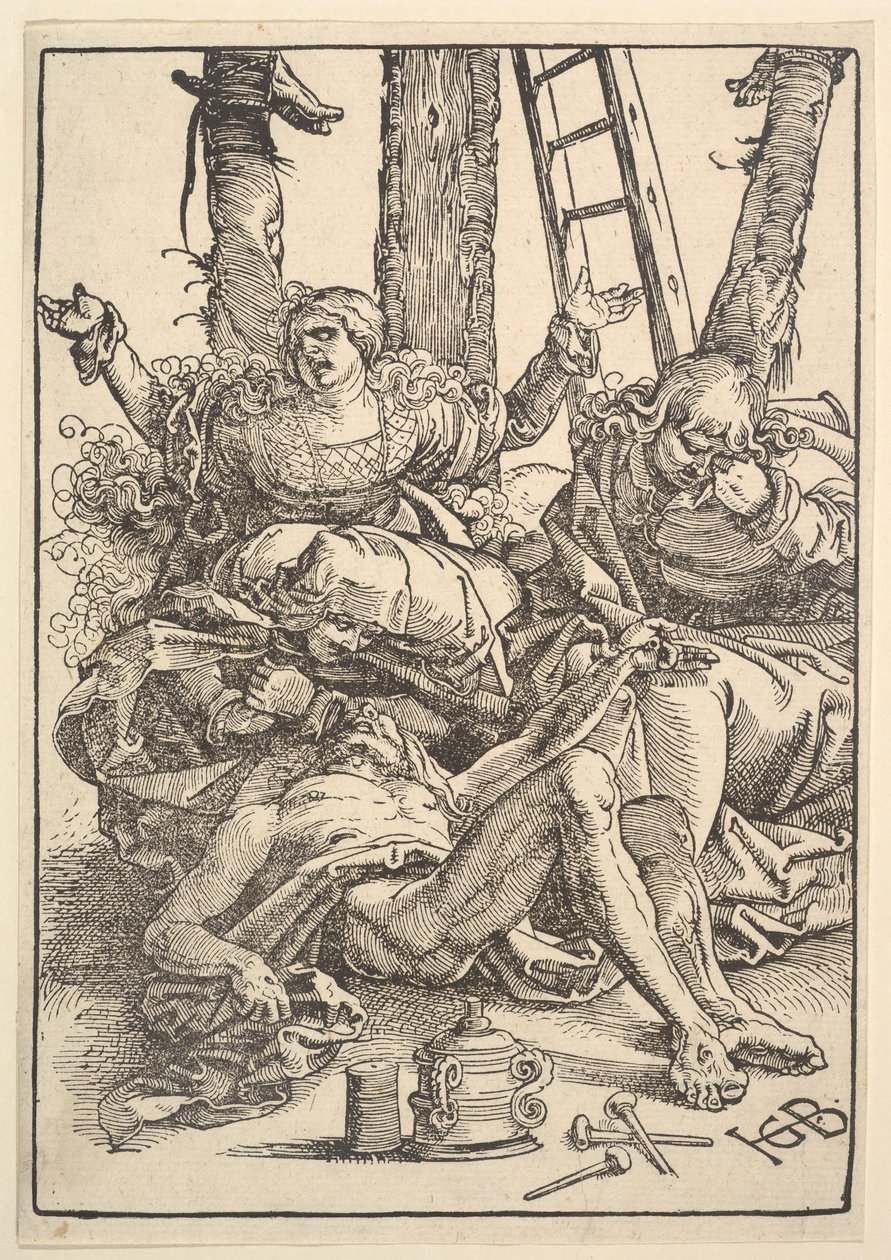 Klagosång för Kristus, 1510. av Hans Baldung