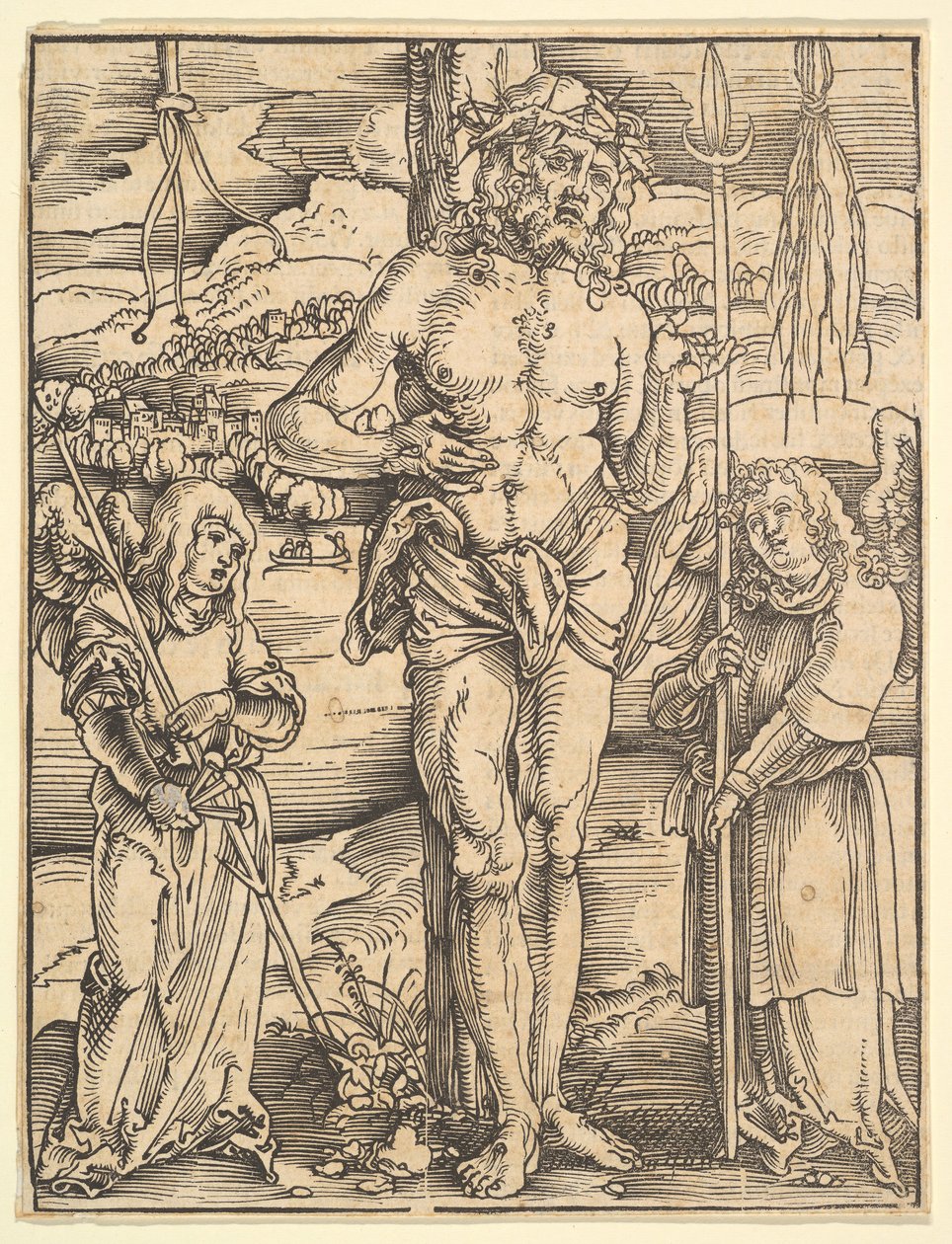 Man of Sorrows, från The Mirror of the Passion of Our Lord Jesu Christ, 1507 av Hans Baldung