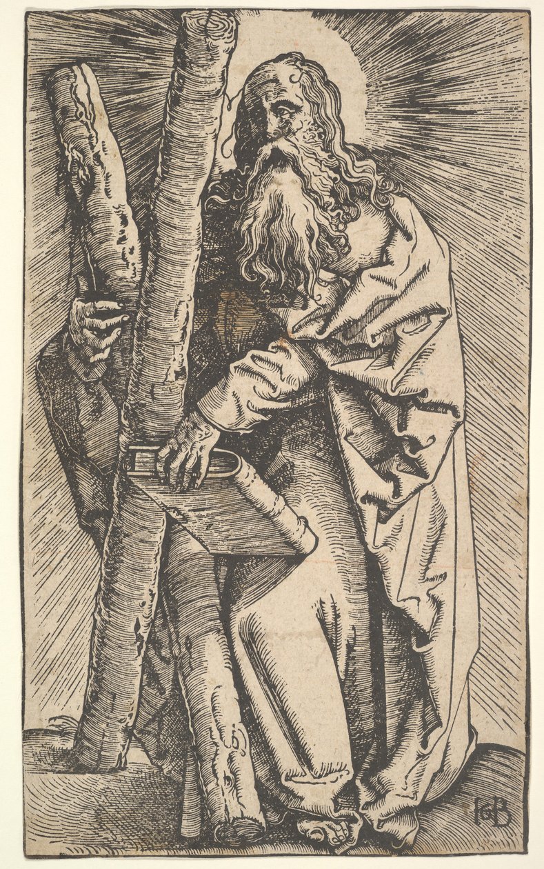 Saint Andrew, 1400-1500-talet. av Hans Baldung