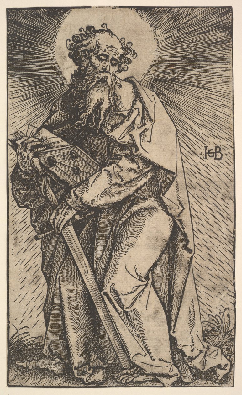 Sankt Paulus från Kristus och apostlarna, 1519. av Hans Baldung