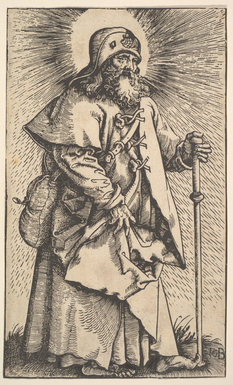 St. James the Greater från Kristus och apostlarna, 1519. av Hans Baldung