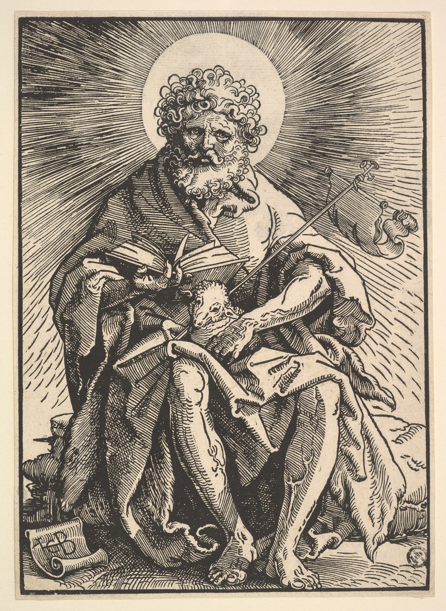Johannes Döparen Håller Lammet, ca. 1517. av Hans Baldung