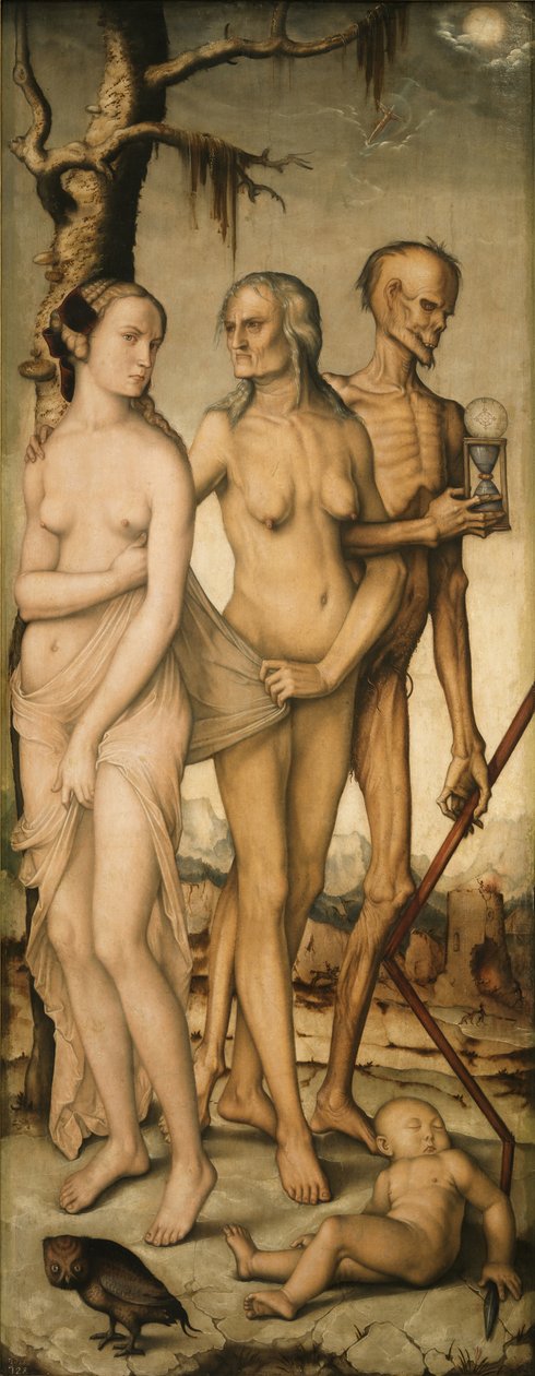 Åldrarna och döden av Hans Baldung