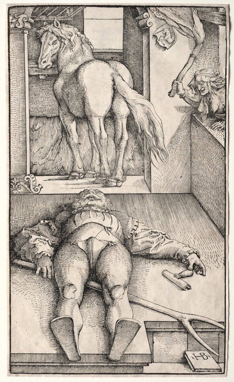 Den förhäxade brudgummen av Hans Baldung