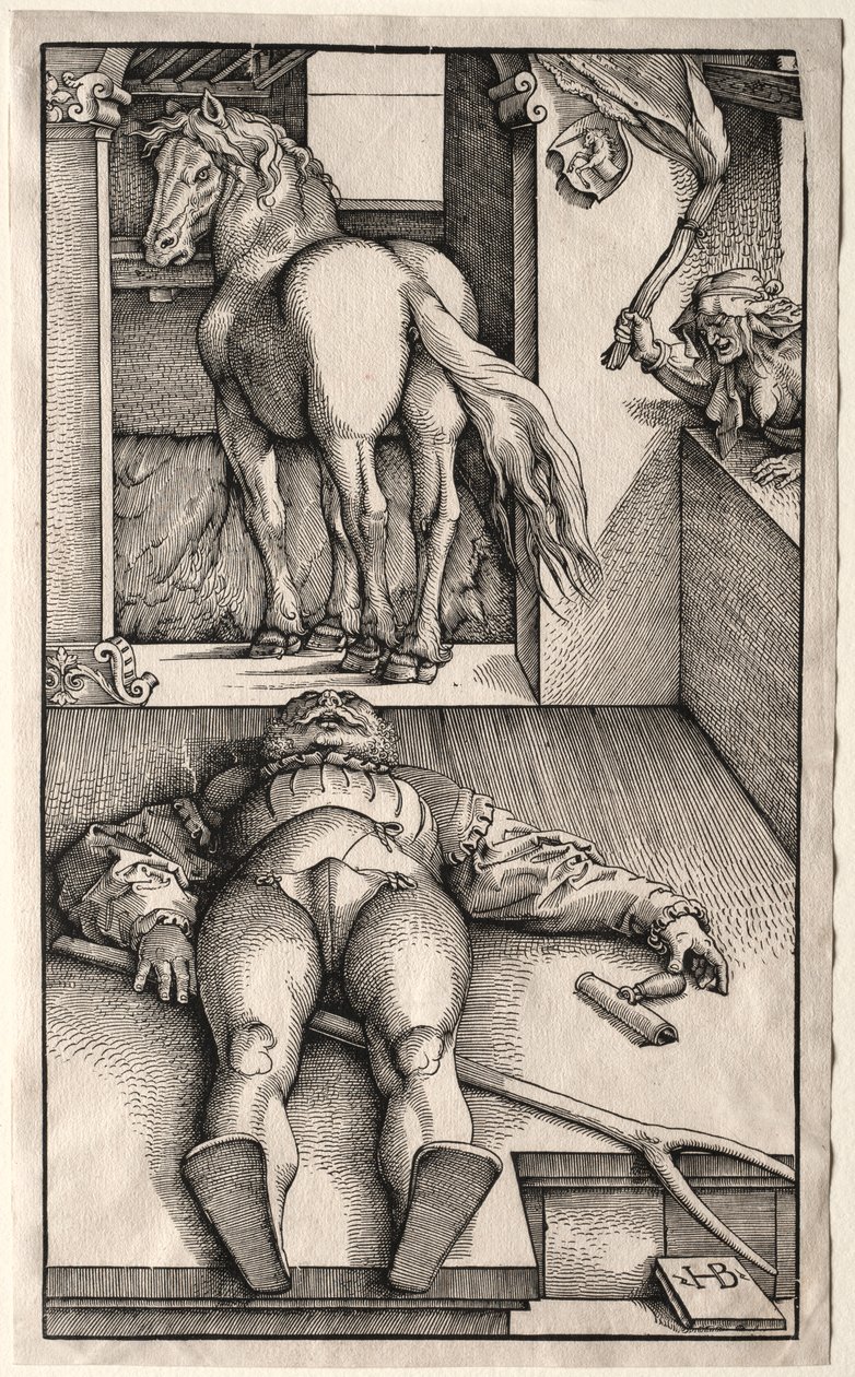 Den förhäxade brudgummen av Hans Baldung