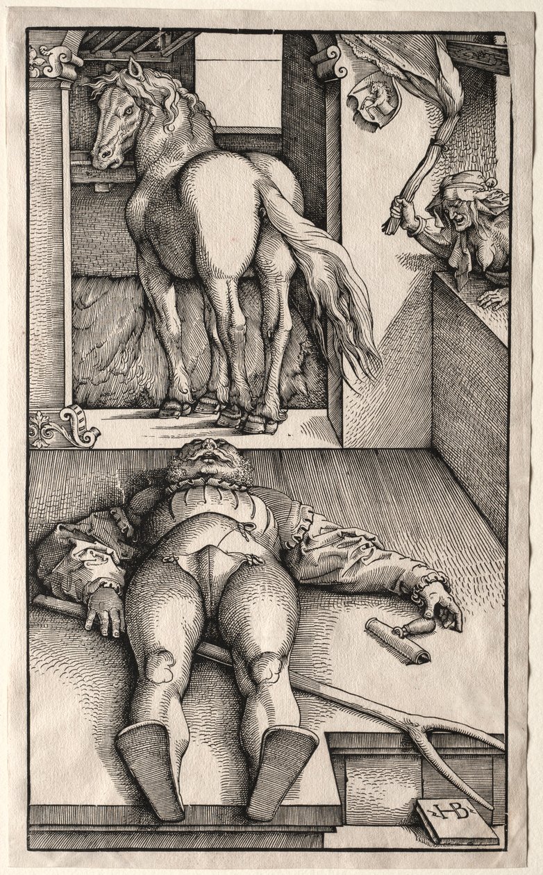 Den förhäxade brudgummen, 1544-45. av Hans Baldung