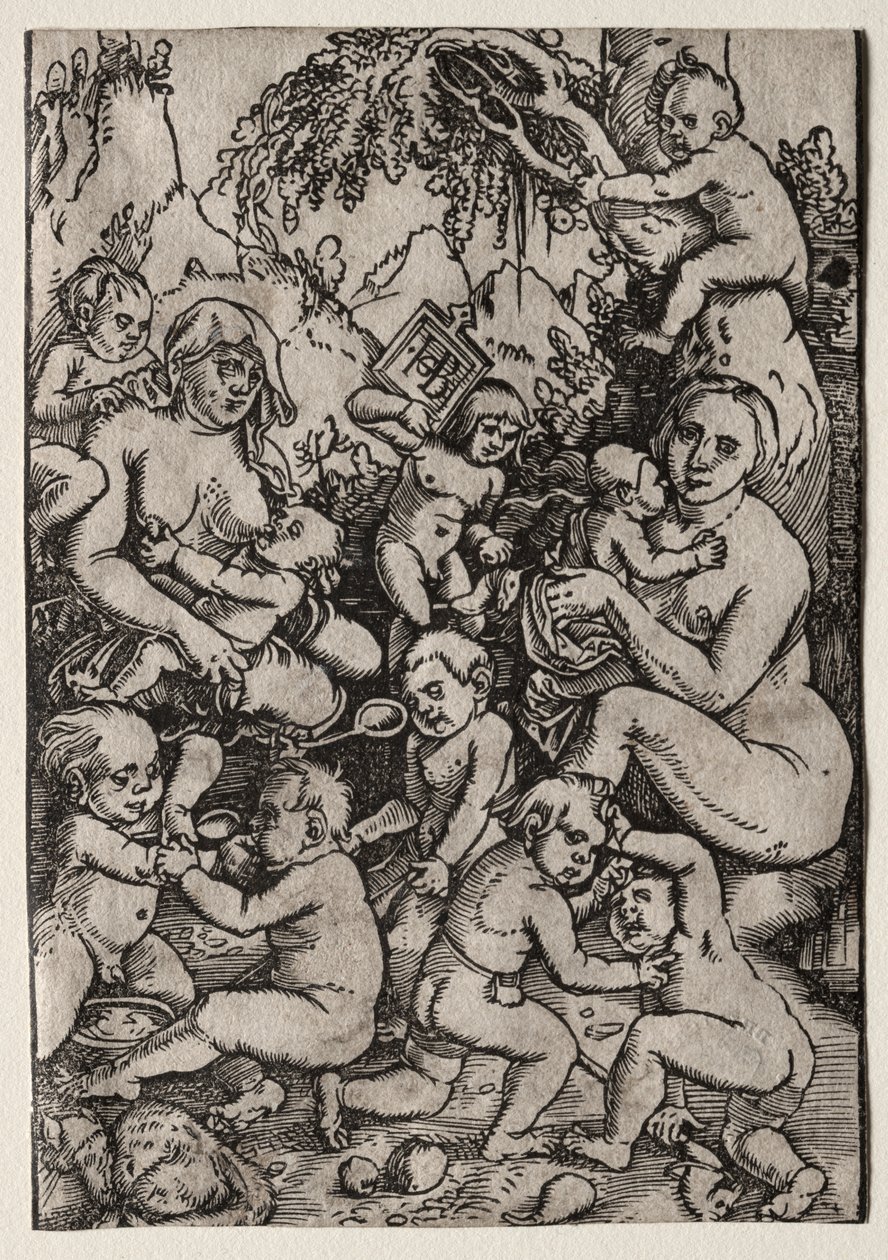 De två mödrarna av Hans Baldung