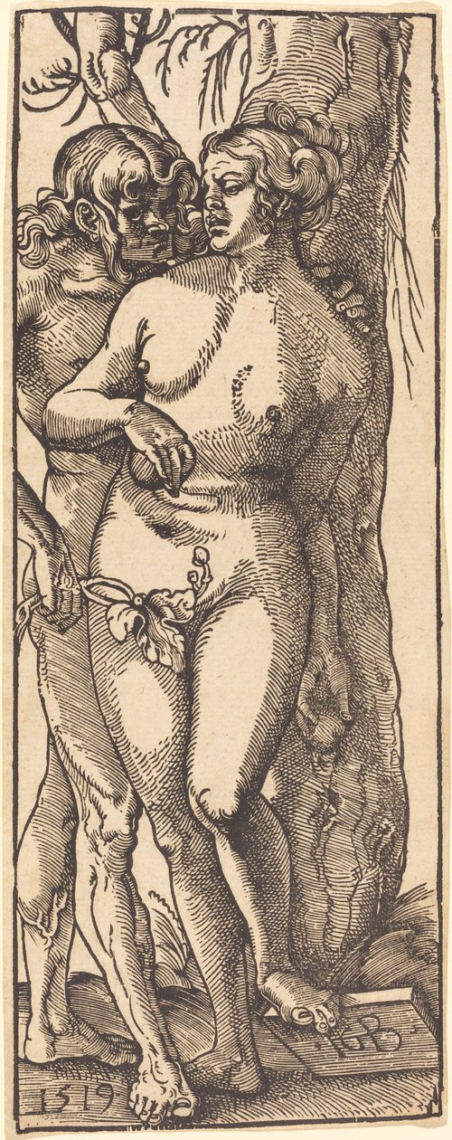 Adam och Eva av Hans Baldung Grien