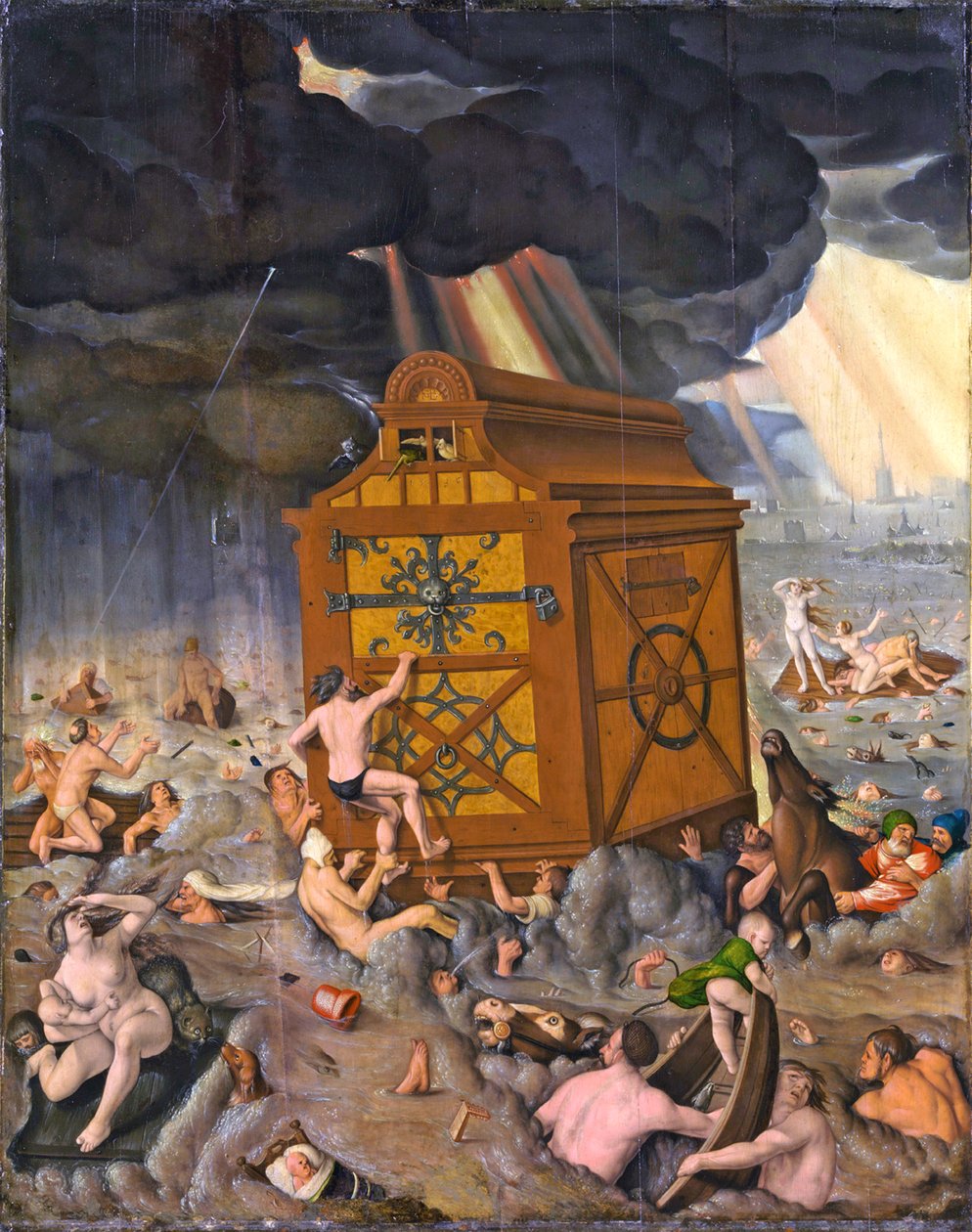 Tyska: Syndafloden Syndafloden av Hans Baldung Grien