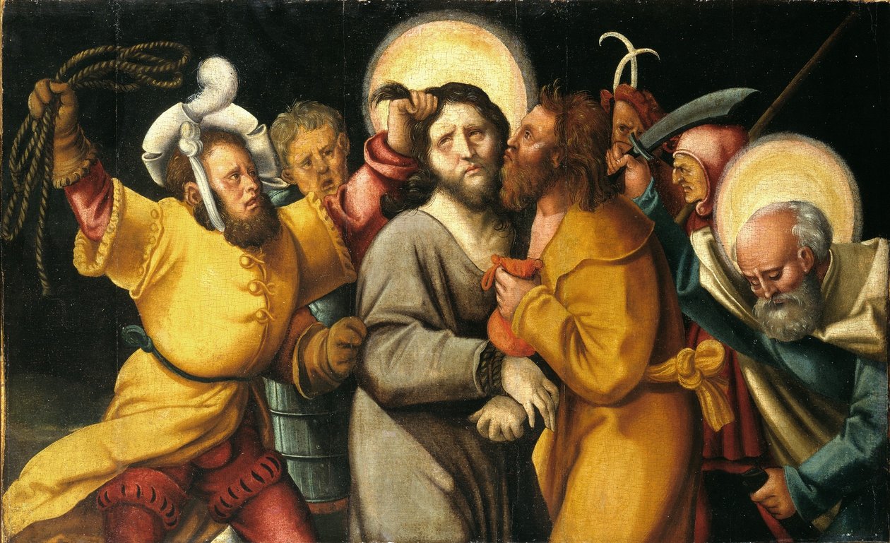 Tyska: Gefangennahme Christi Arrestering av Kristus av Hans Baldung Grien