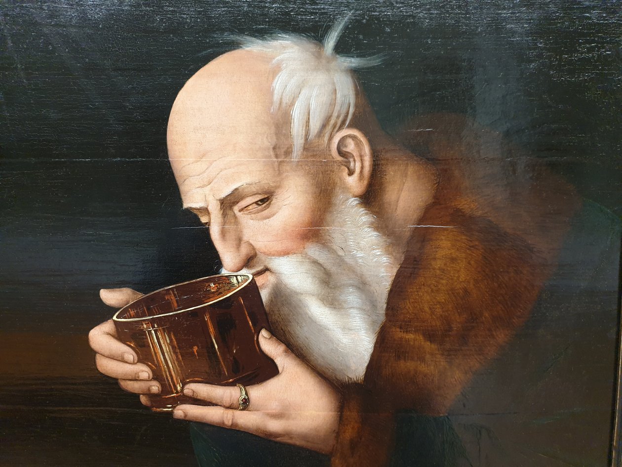 Tyska: Lot och hans döttrar (fragment) Lot (fragment) av Hans Baldung Grien
