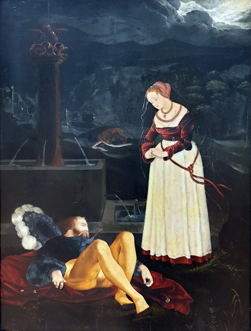 Tyska: Pyramus und Thisbe Pyramus och Thisbe av Hans Baldung Grien