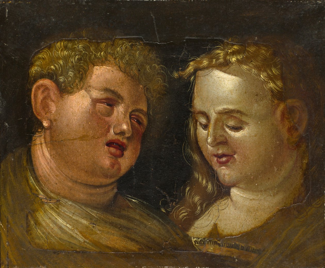 Manligt och kvinnligt huvud, mitten av 1500-talet av Hans Baldung Grien