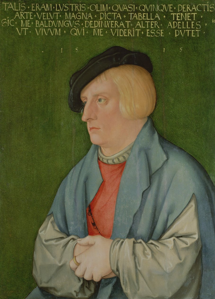 Porträtt av en ung man, 1515 av Hans Baldung Grien