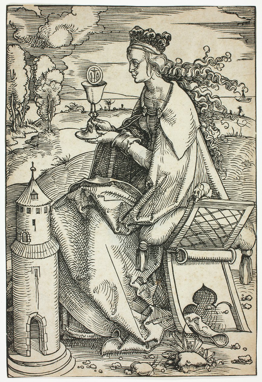 saint barbara av Hans Baldung Grien