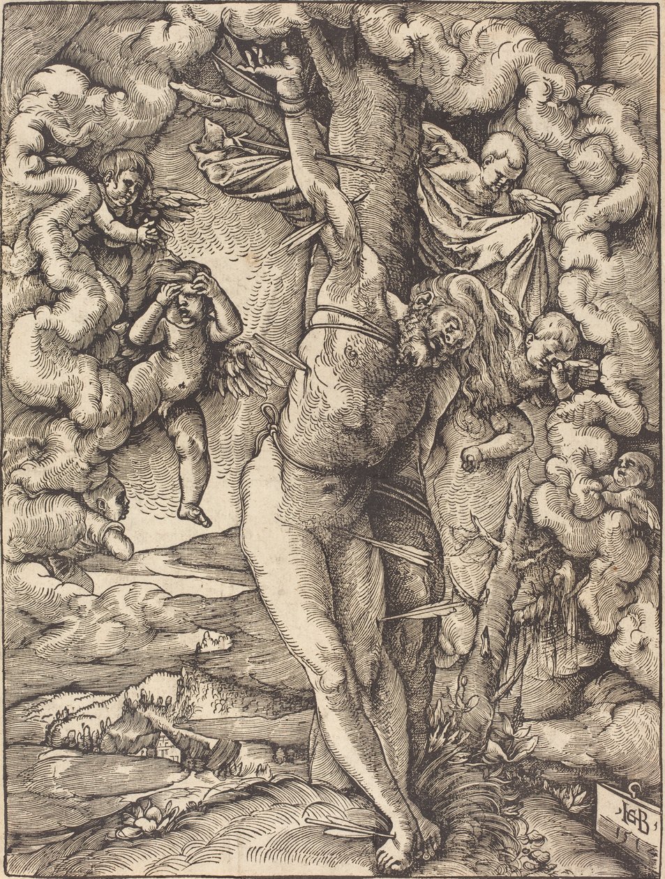 Sankt Sebastian, 1514 av Hans Baldung Grien