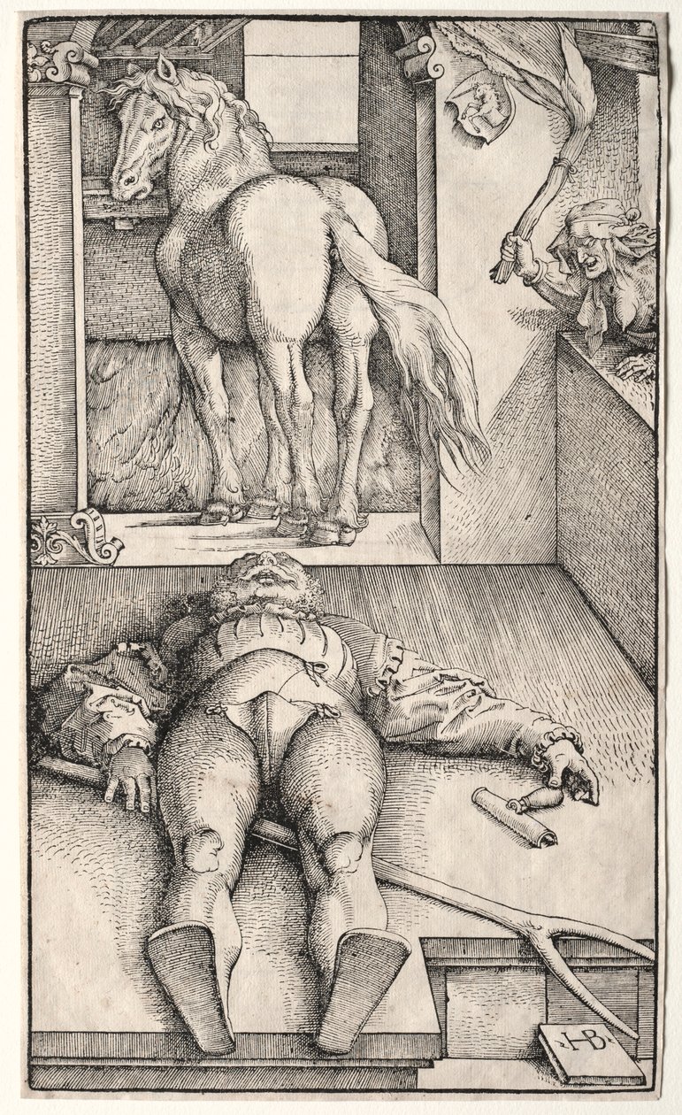 Den förhäxade brudgummen, 1544. av Hans Baldung Grien