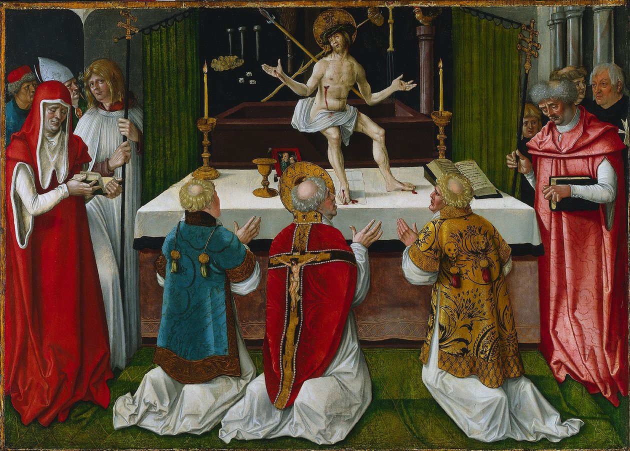 Sankt Gregorius mässa, 1511 av Hans Baldung Grien