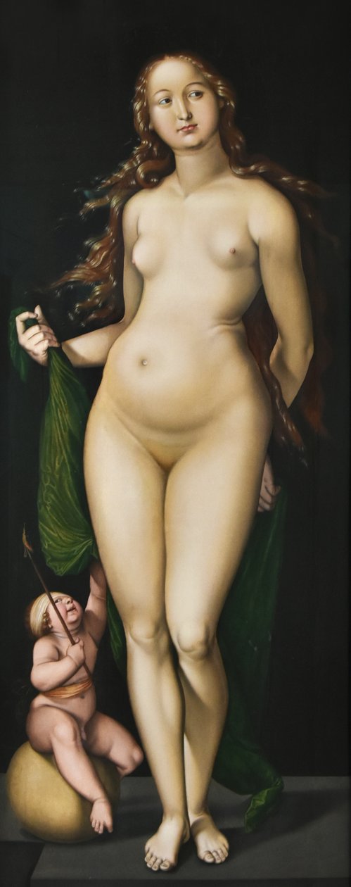 Venus och Amor av Hans Baldung Grien