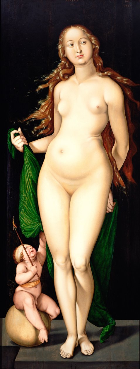Venus och Amor av Hans Baldung Grien