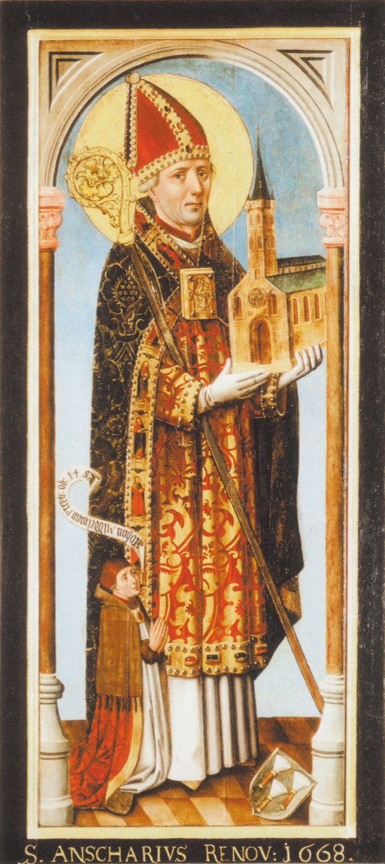 Sankt Ansgar av Hans Bornemann