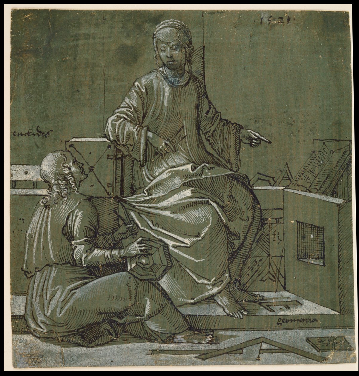 Euklides och geometrin av Hans Brosamer