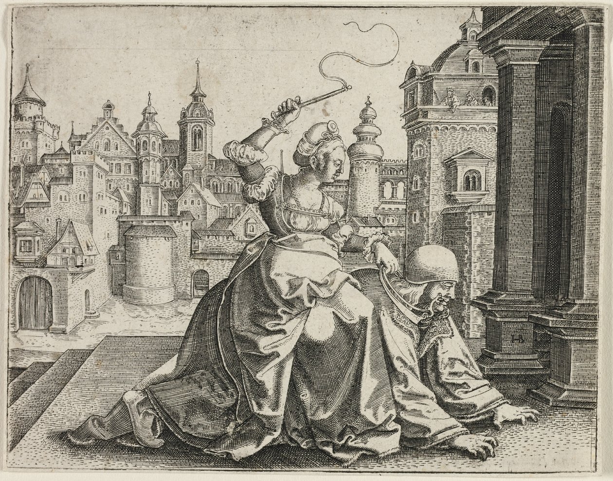 Phyllis och Aristoteles av Hans Brosamer