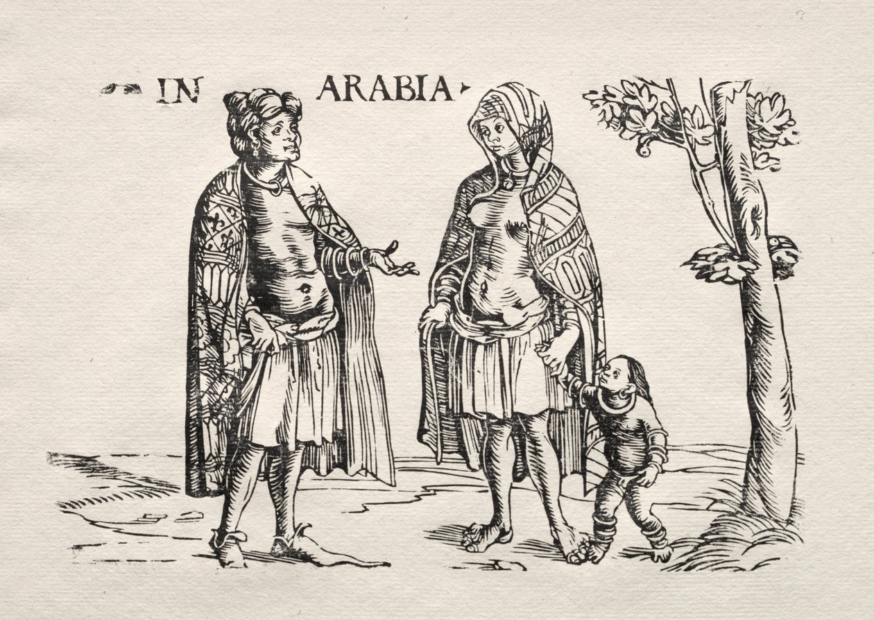 Infödda i Arabien och Indien. av Hans Burgkmair