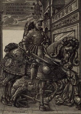 St George och draken av Hans Burgkmair